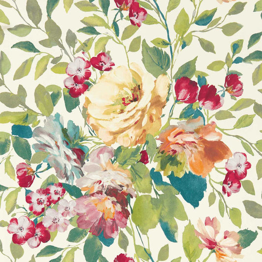 Bloom Wallpaper - Multi - Clarke & Clarke - W0139/04 - Morris Wallpaper