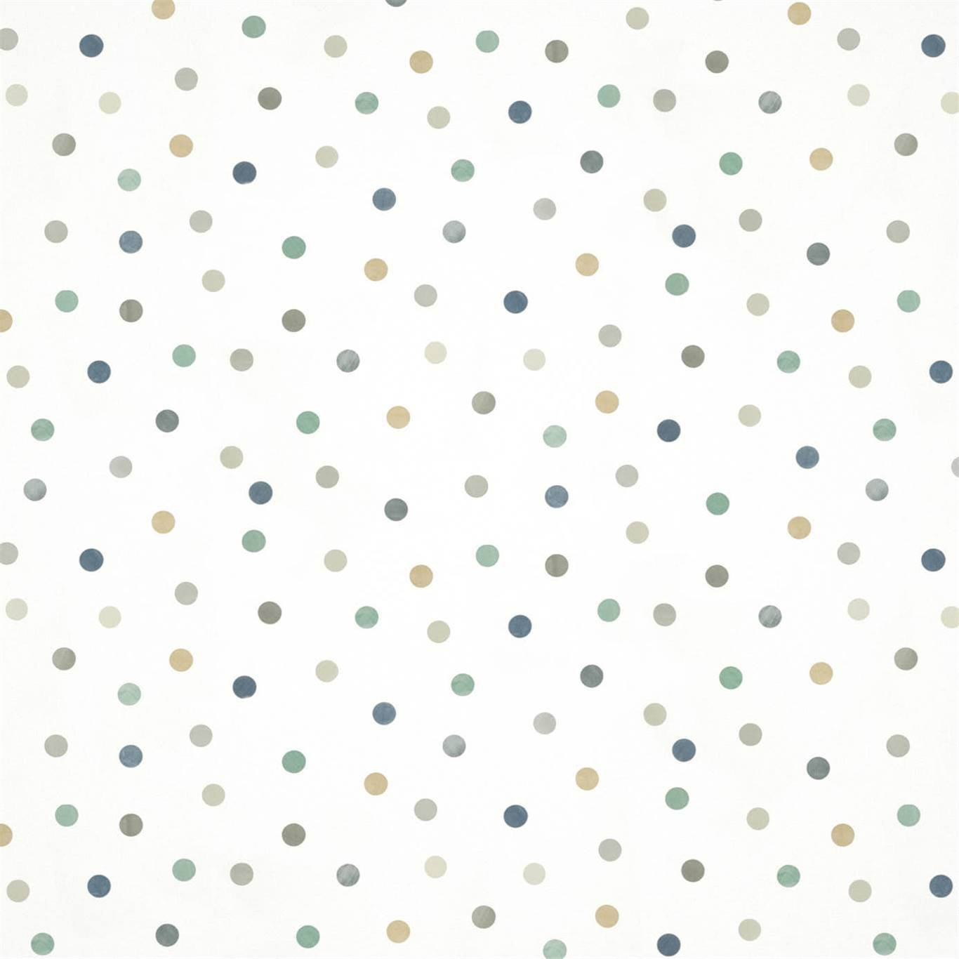 Bon Bon Wallpaper - Gilver/Duck Egg/Denim - Harlequin - HLTF112638 - Morris Wallpaper