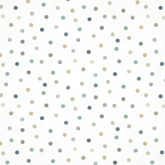 Bon Bon Wallpaper - Gilver/Duck Egg/Denim - Harlequin - HLTF112638 - Morris Wallpaper