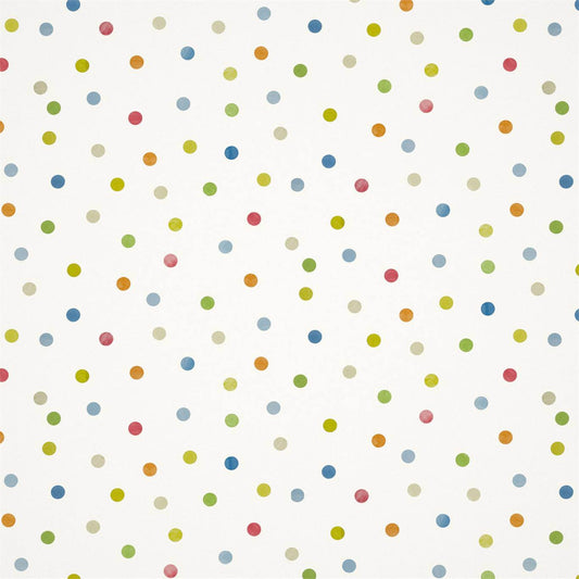 Bon Bon Wallpaper - Sky/Gecko/Ochre - Harlequin - HLTF112636 - Morris Wallpaper