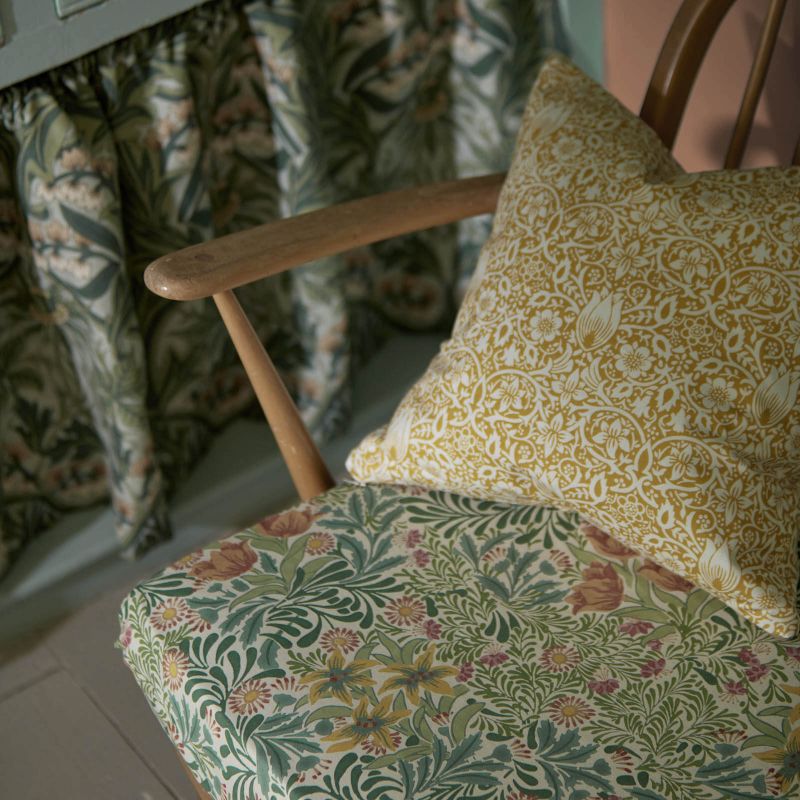 Borage Fabric - Sunflower - Morris & Co - 227031 - Premier Wallcovering