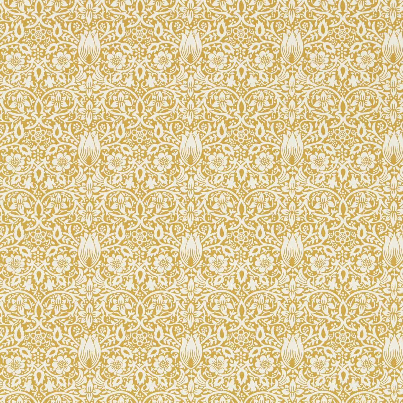 Borage Wallpaper - Sunflower - 217197 - Morris & Co