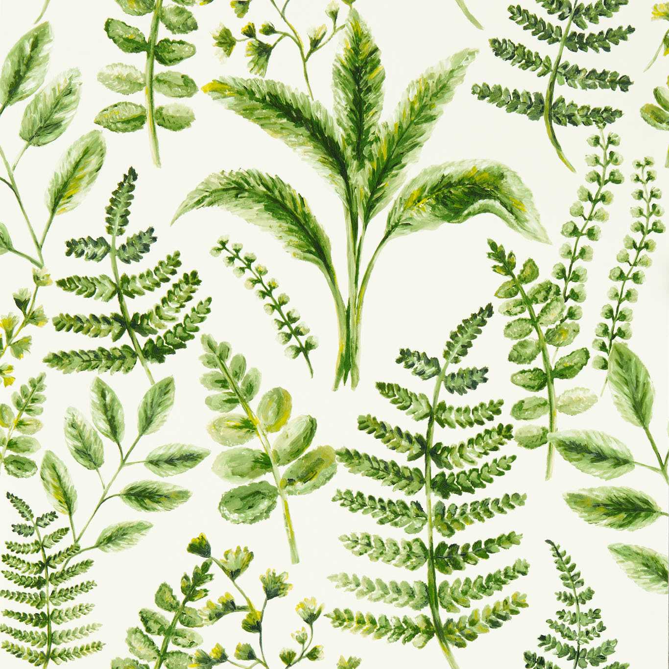 Bracken Wallpaper - Forest - Clarke & Clarke - W0156/02 - Morris Wallpaper