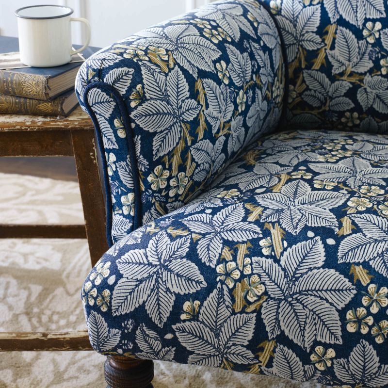 Bramble Fabric - Mineral/Slate - Morris & Co - 224462 - Premier Wallcovering