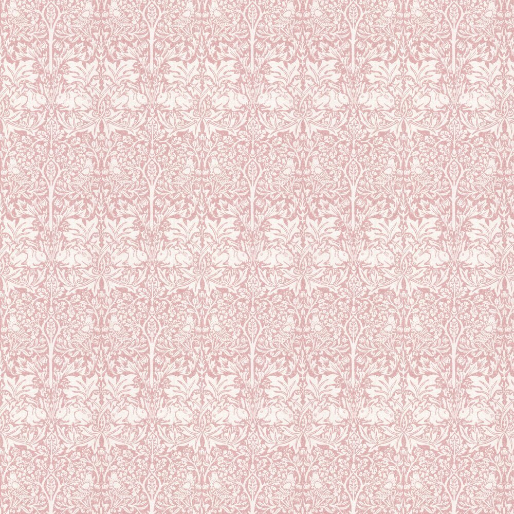 Brer Rabbit Wallpaper - Blush - 217388 - Morris Wallpaper WD