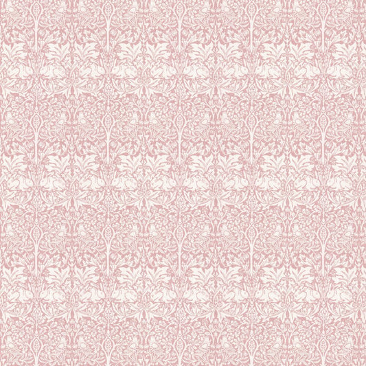 Brer Rabbit Wallpaper - Blush - 217388 - Morris Wallpaper WD