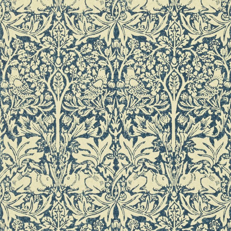 Morris & Co Brer Rabbit Wallpaper in Leaf Green - 210411 – Morris Wallpaper