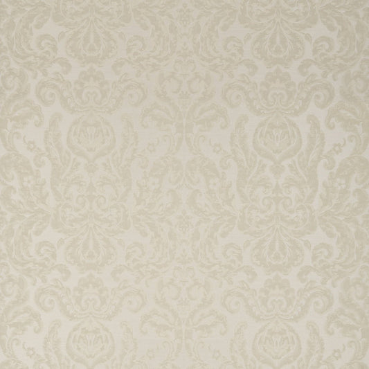 Brocatello Wallpaper - Chalk - Zoffany - ZCON312007 - Morris Wallpaper