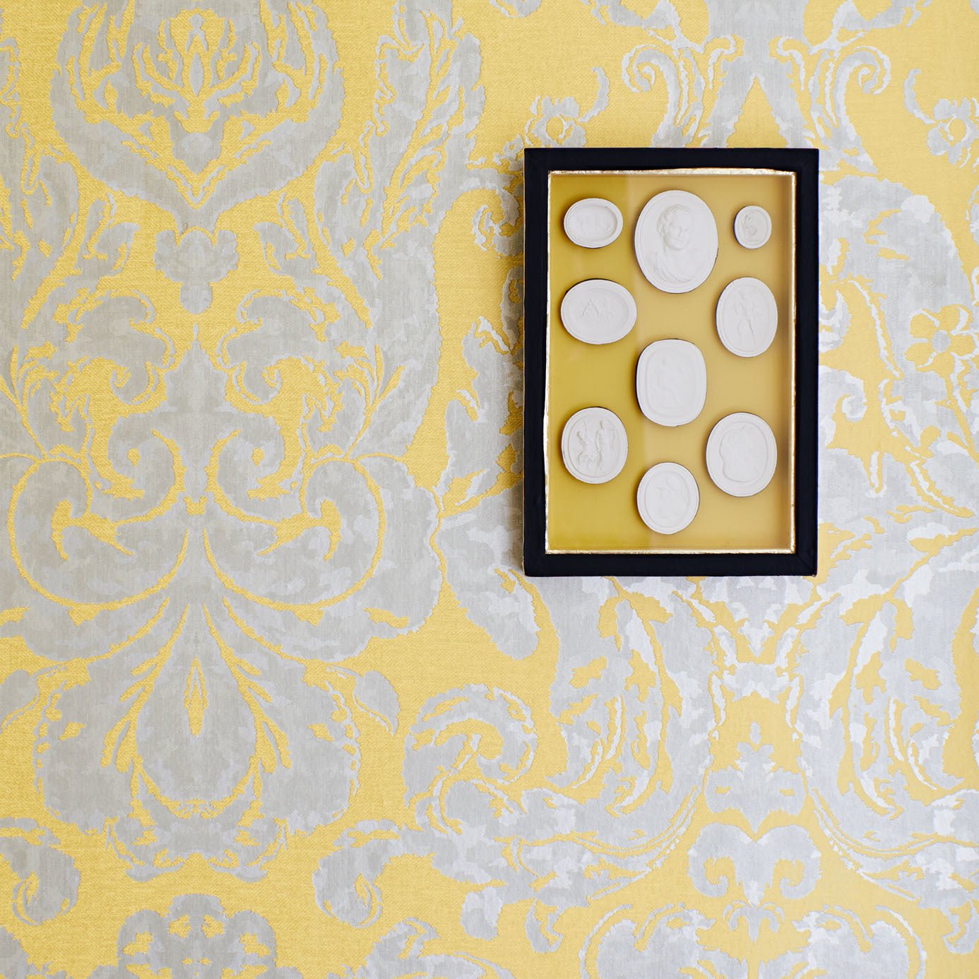 Brocatello Wallpaper - Mimosa - Zoffany - ZCON312116 - Morris Wallpaper