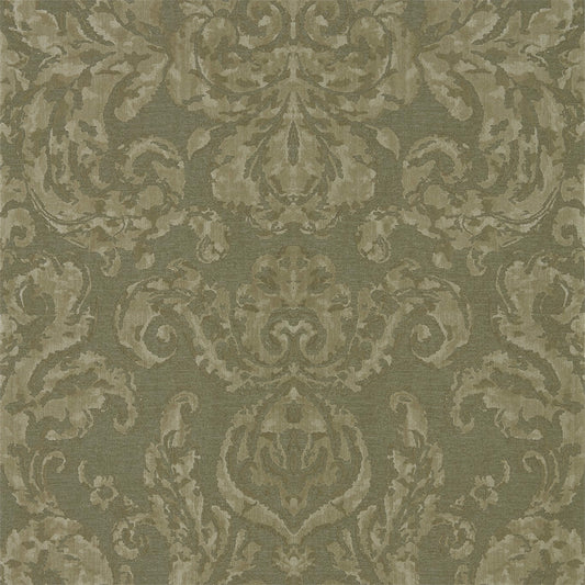 Brocatello Wallpaper - Olivine - ZPAL312680 - Zoffany - Morris Wallpaper