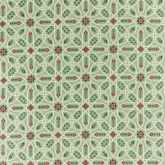 Brophy Embroidery Fabric - Bayleaf - Morris & Co - 236813 - Premier Wallcovering