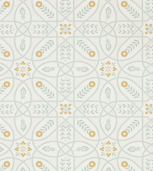 Brophy Trellis Wallpaper - Ivory Sage - 216700 - Morris & Co