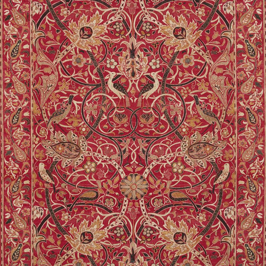 Bullerswood Fabric - Paprika/Gold - Morris & Co - 226392 - Premier Wallcovering