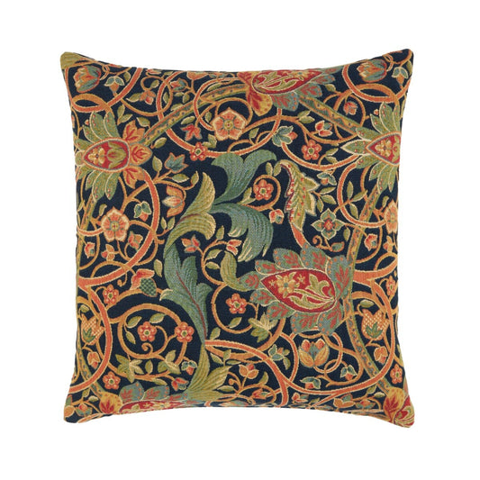 Bullerswood Tapestry Cushion with Feather Filler - Hines - 1089 - Morris Wallpaper