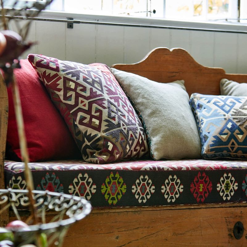 Burdock & Star Fabric - Indigo - Morris & Co - 236519 - Premier Wallcovering