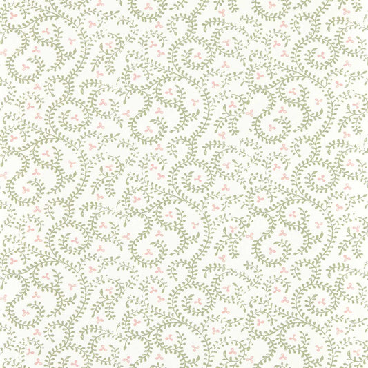 Buta Wallpaper - Sage - Clarke & Clarke - W0233/04 - Morris Wallpaper