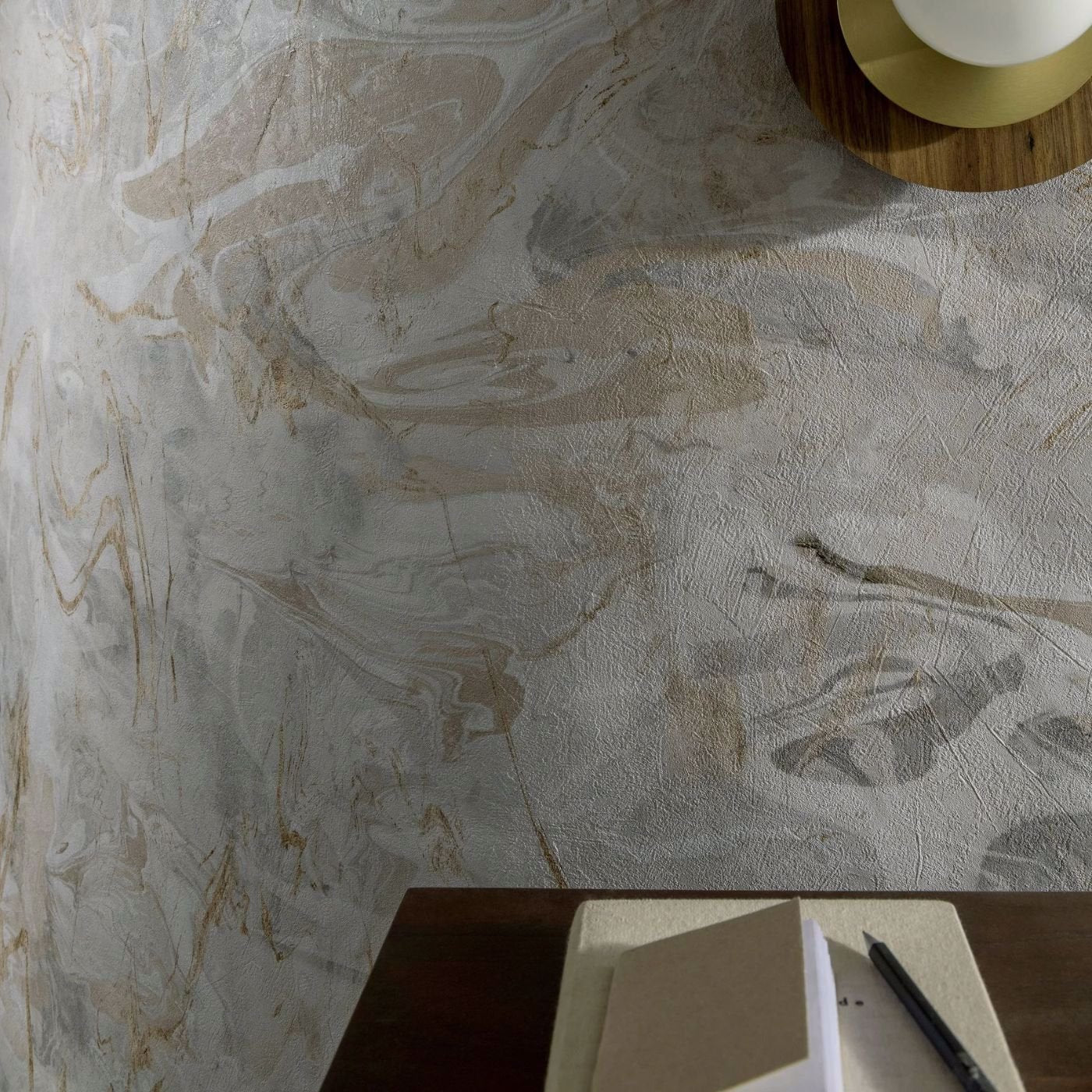 Calacatta Wallpaper - Marble Banner - Clarke & Clarke - W0204/01