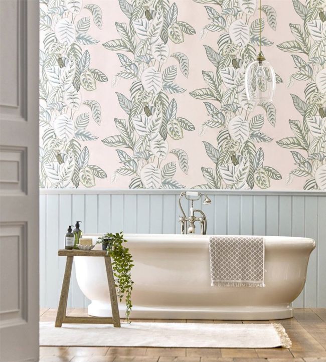 Calathea Wallpaper - Olive - DGLW216631 - Sanderson - Morris Wallpaper