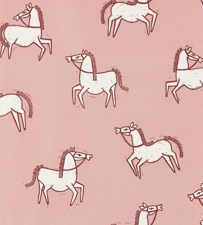 Canter Wallpaper - Blush - Scion - NSCW113254 - Morris Wallpaper