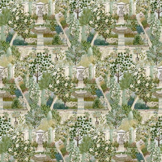 Carpet Garden Wallpaper - Paradise - Sanderson - DHIP217518 - Morris Wallpaper