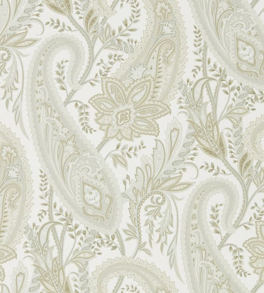 Cashmere Paisley Wallpaper - Mineral/Taupe - DART216319 - Sanderson - Morris Wallpaper