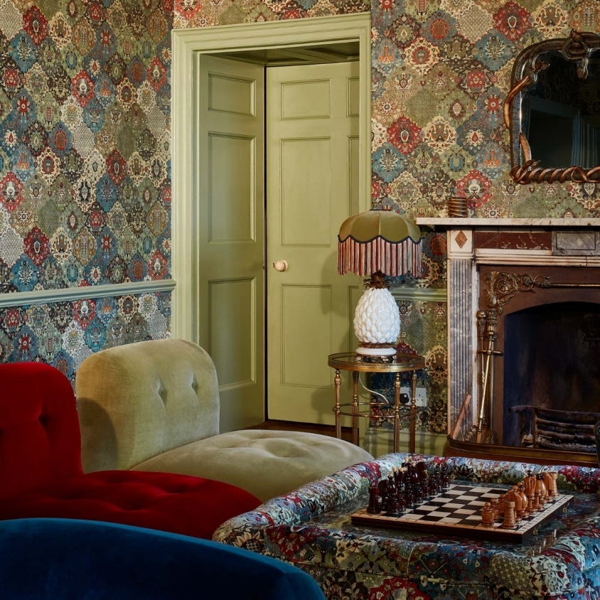 Caspar Wallpaper - House of Hackney - 1 - WA - CAP - DI - FOR - XXX