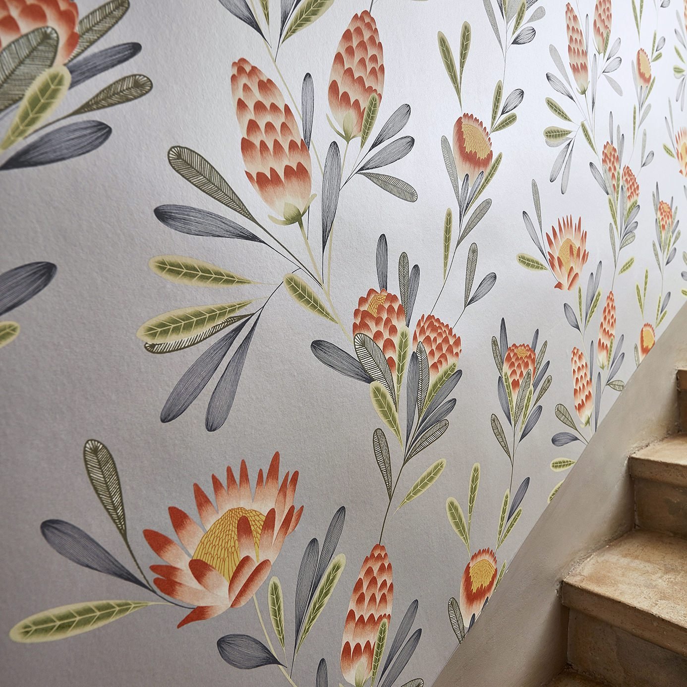 Cayo Wallpaper - Ochre/Linen - Harlequin - HZAP111774 - Morris Wallpaper