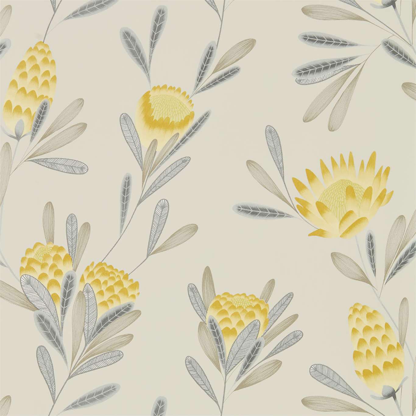 Cayo Wallpaper - Ochre/Linen - Harlequin - HZAP111774 - Morris Wallpaper