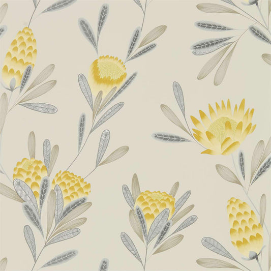 Cayo Wallpaper - Ochre/Linen - Harlequin - HZAP111774 - Morris Wallpaper