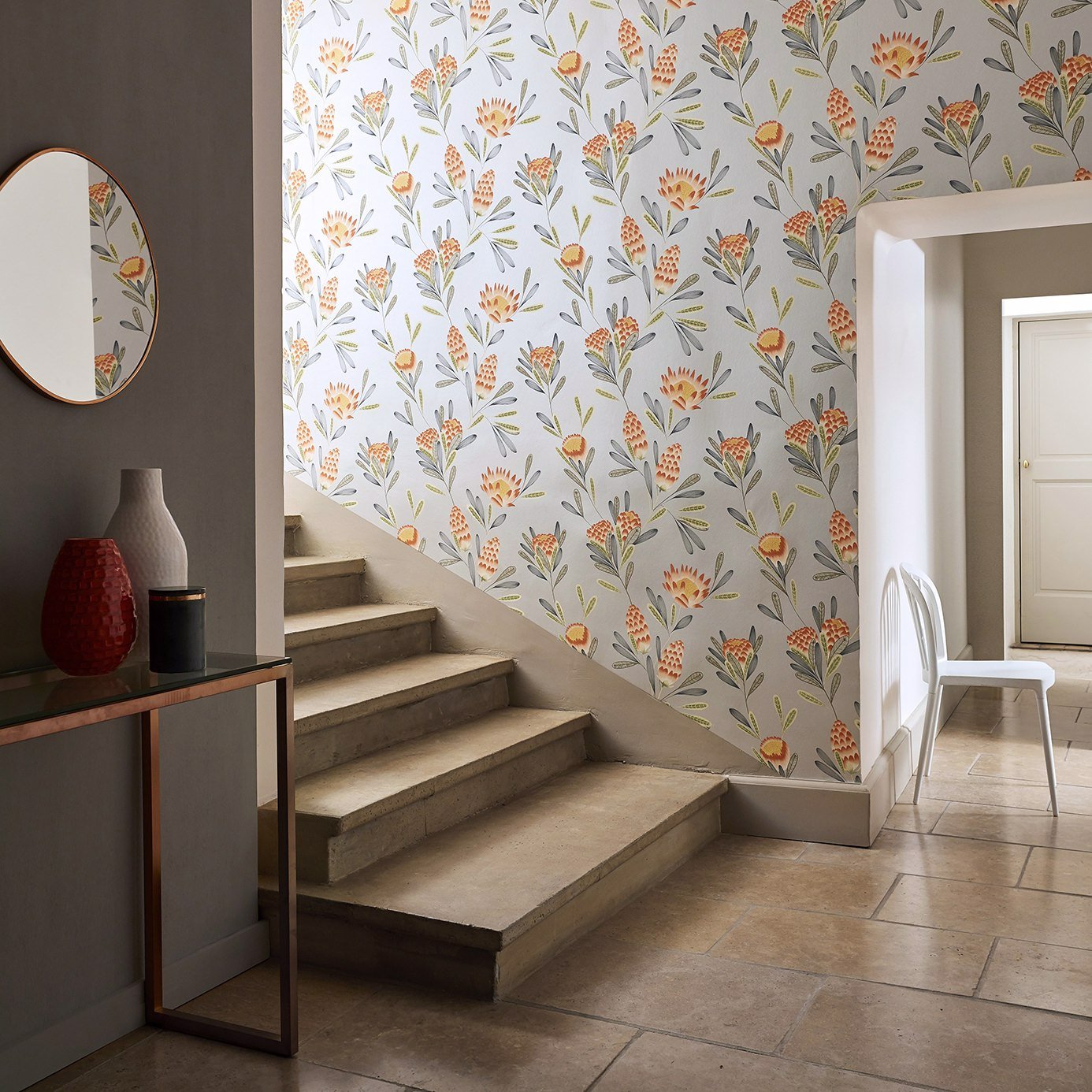 Cayo Wallpaper - Ochre/Linen - Harlequin - HZAP111774 - Morris Wallpaper