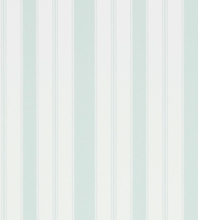 Cecile Stripe Wallpaper - Duck Egg - DVIN214578 - Sanderson - Morris Wallpaper