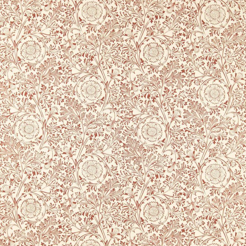 Chamomile Fabric - Russet - Morris & Co - 227387 - Morris Wallpaper