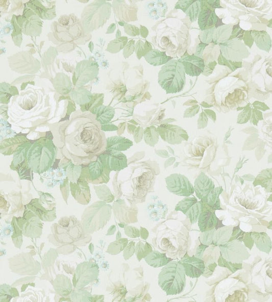 Chelsea Wallpaper - Sage/Ivory - DVIN214601 - Sanderson - Morris Wallpaper