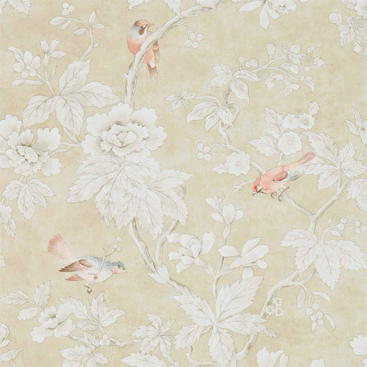 Chiswick Grove Wallpaper - Gold - Sanderson - DDAM216385