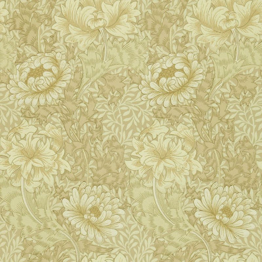Chrysanthemum Wallpaper - Ivory/Canvas - DJA1CY103 - Morris & Co