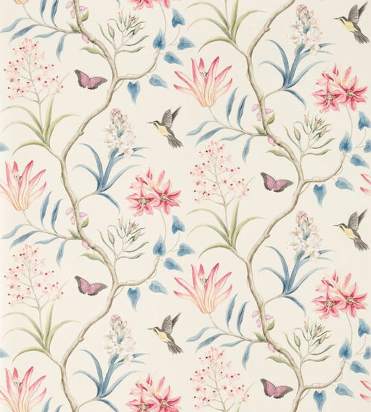 Clementine Wallpaper - Indienne - DVOY213387 - Sanderson - Morris Wallpaper