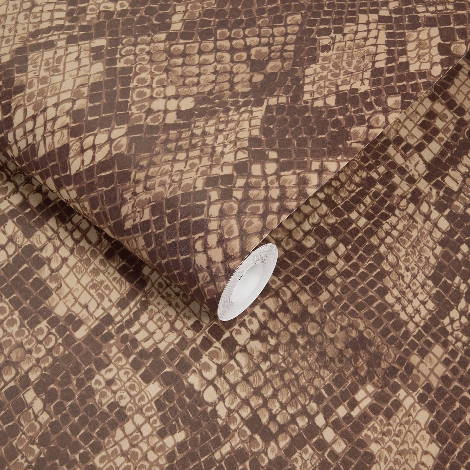 Cobra Wallpaper - Cocoa - House of Hackney - 1-WA-COB-DI-CHO-XXX - Morris Wallpaper