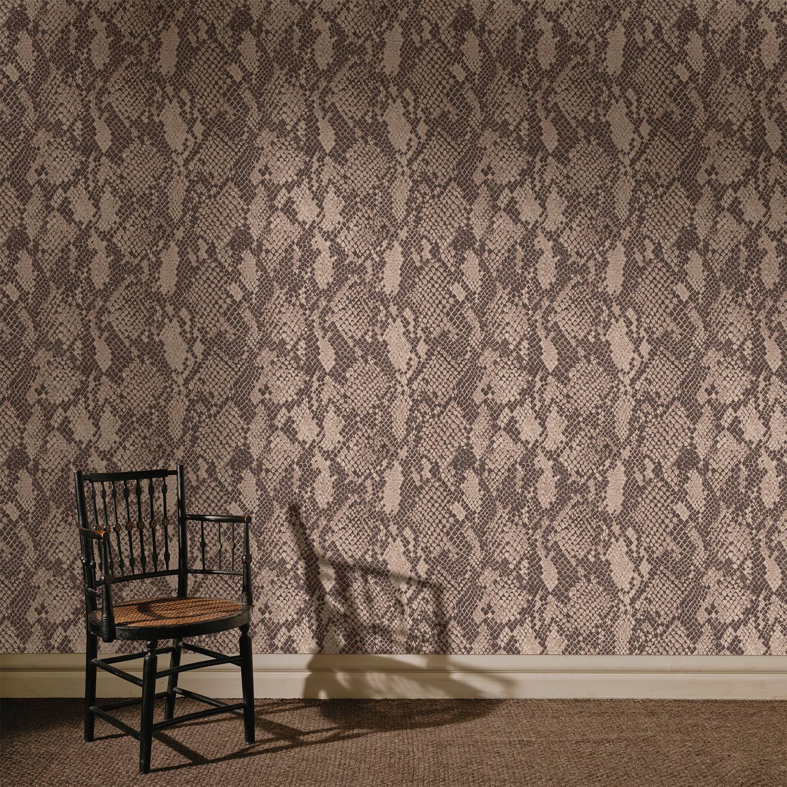 Cobra Wallpaper - Earth - House of Hackney - 1-WA-COB-DI-EAR-XXX - Morris Wallpaper
