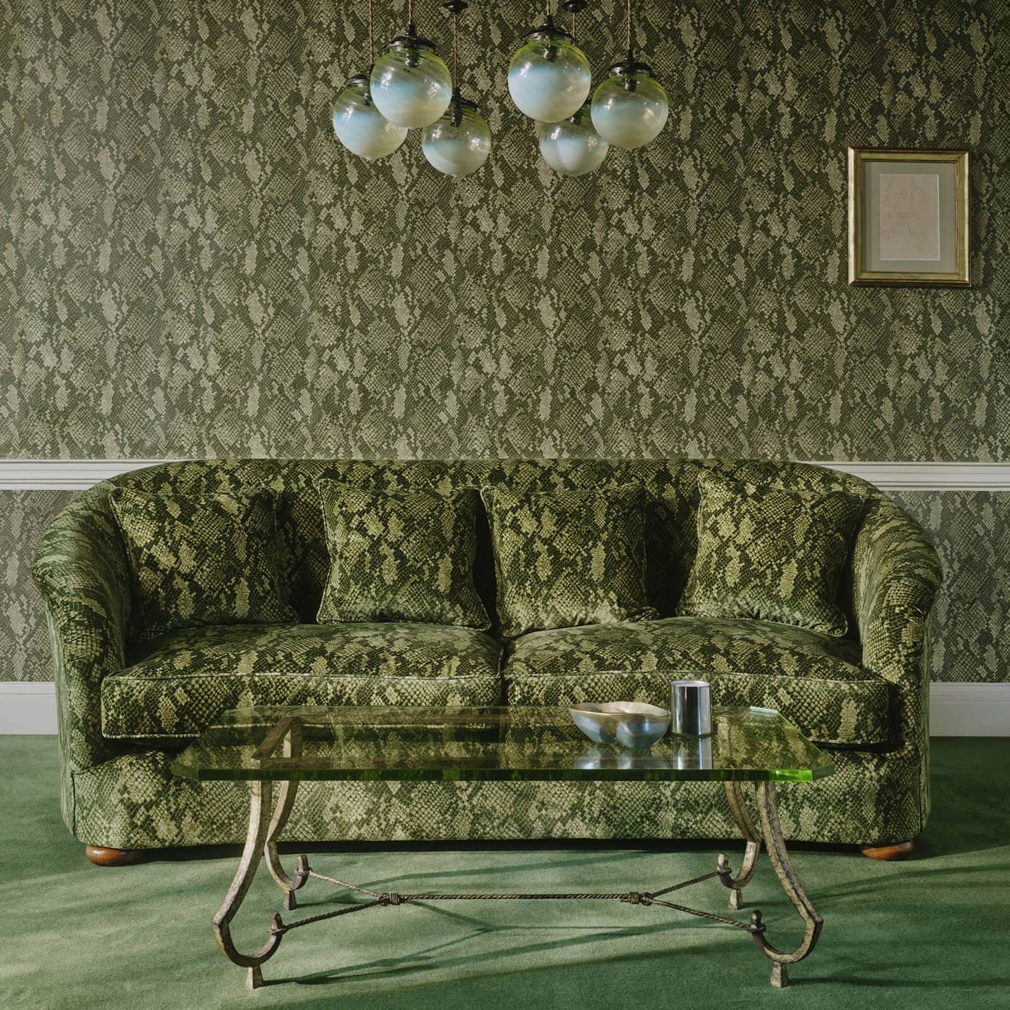 Cobra Wallpaper - Laurustine - House of Hackney - 1-WA-COB-DI-LAU-XXX - Morris Wallpaper