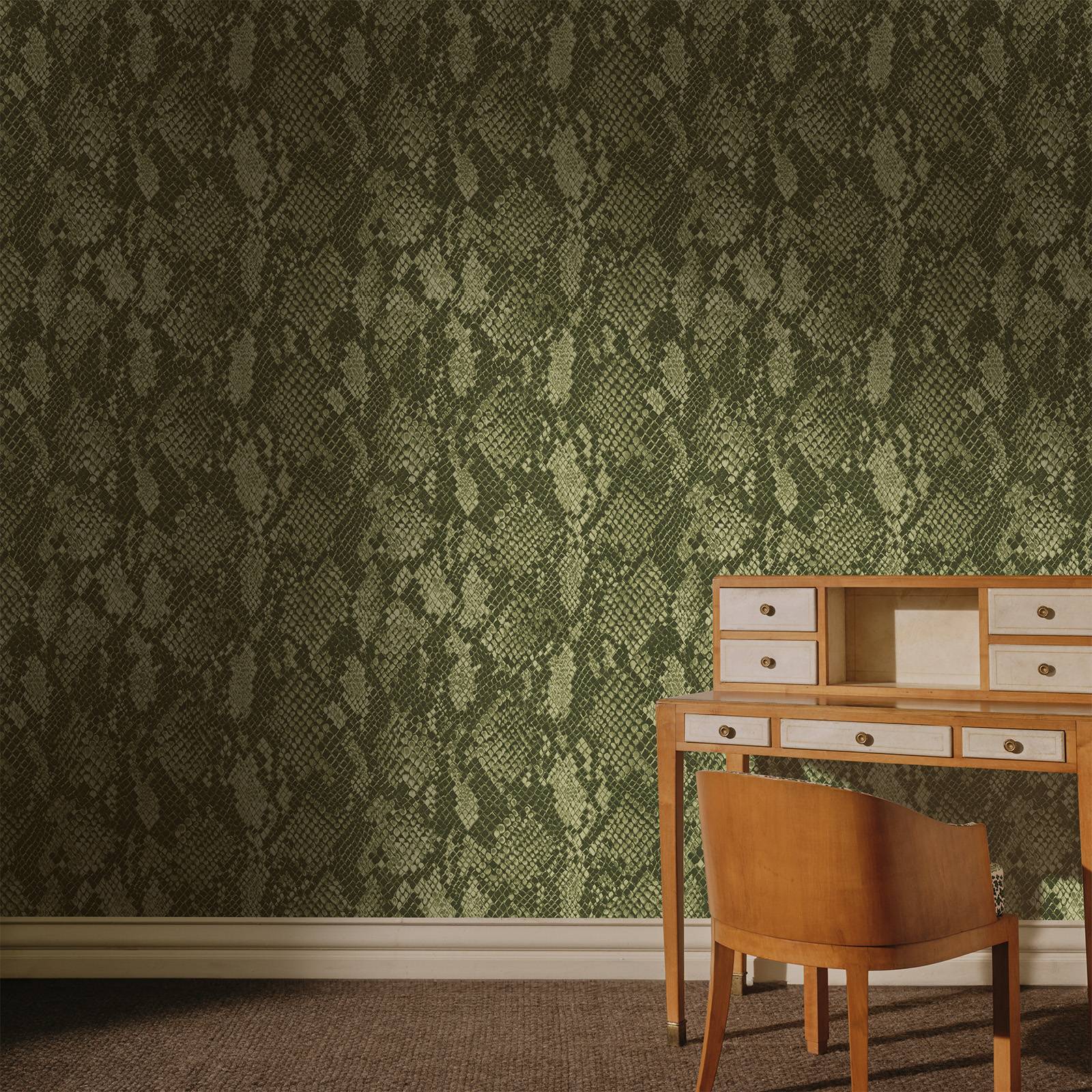 Cobra Wallpaper - Laurustine - House of Hackney - 1-WA-COB-DI-LAU-XXX - Morris Wallpaper