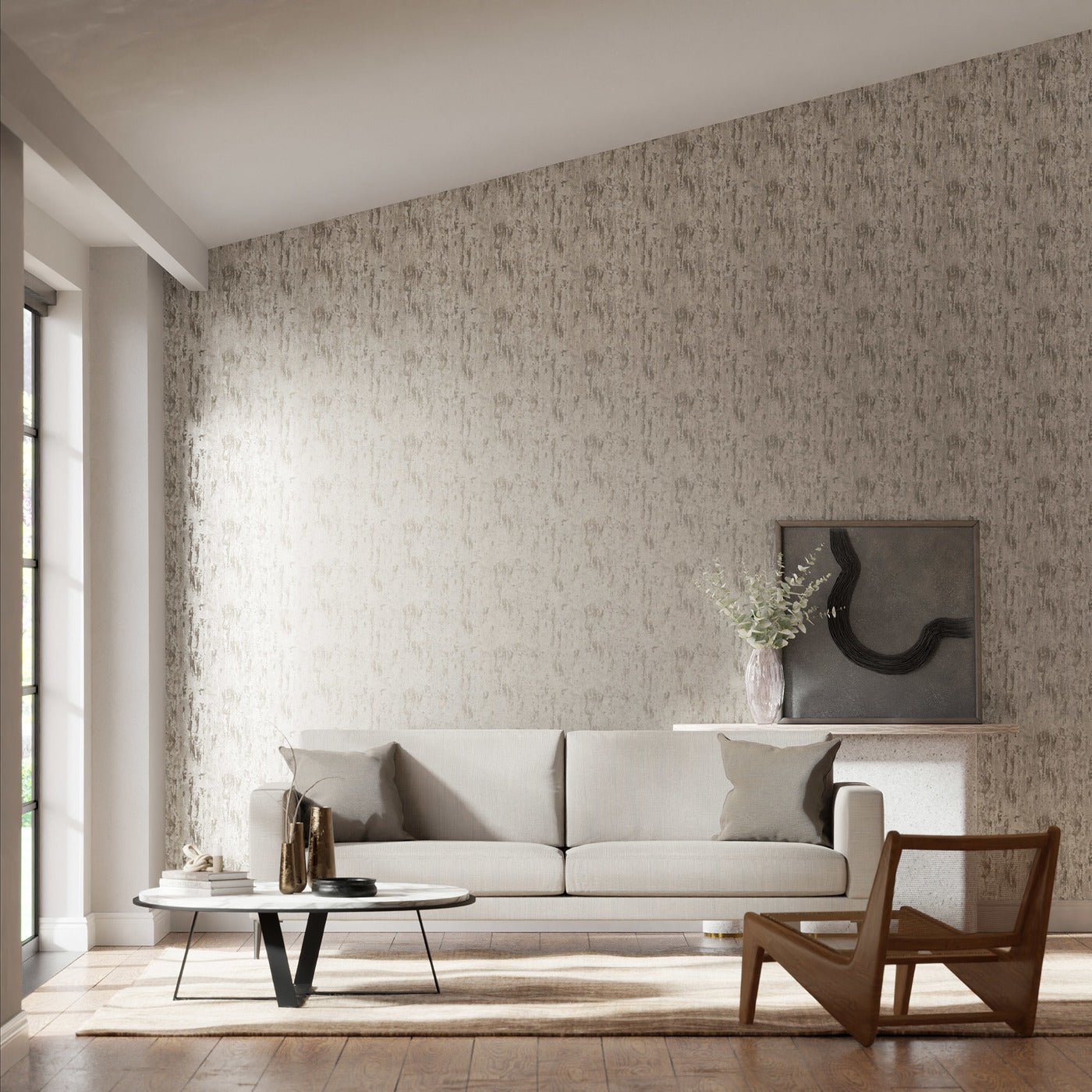 Cobra Wallpaper - Platinum - Harlequin - EANT111168 - Morris Wallpaper