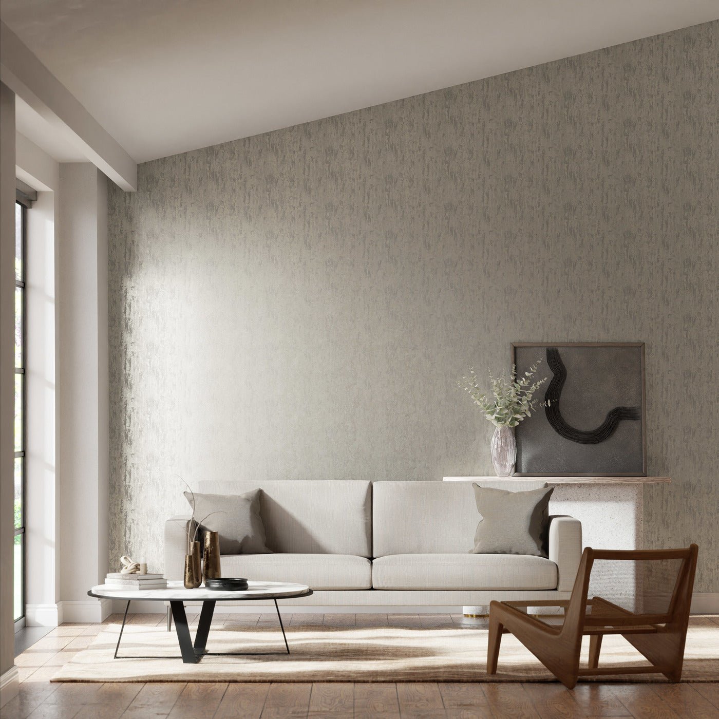 Cobra Wallpaper - Slate - Harlequin - EANT111167 - Morris Wallpaper