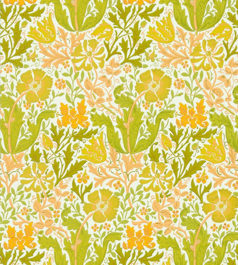 Compton Wallpaper - Summer Yellow - 217099 - Morris & Co