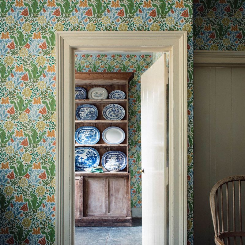 Compton Wallpaper - Summer Yellow - Morris & Co - 217099 - Morris Wallpaper