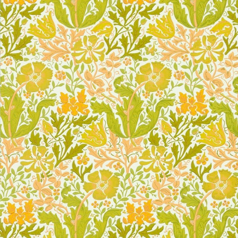 Compton Wallpaper - Summer Yellow - Morris & Co - 217099 - Morris Wallpaper
