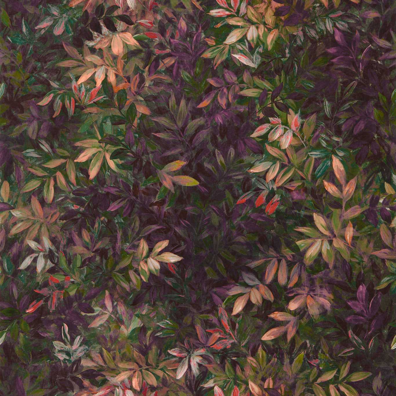Congo Wallpaper - Amethyst/Emerald - Clarke & Clarke - W0140/01 - Morris Wallpaper