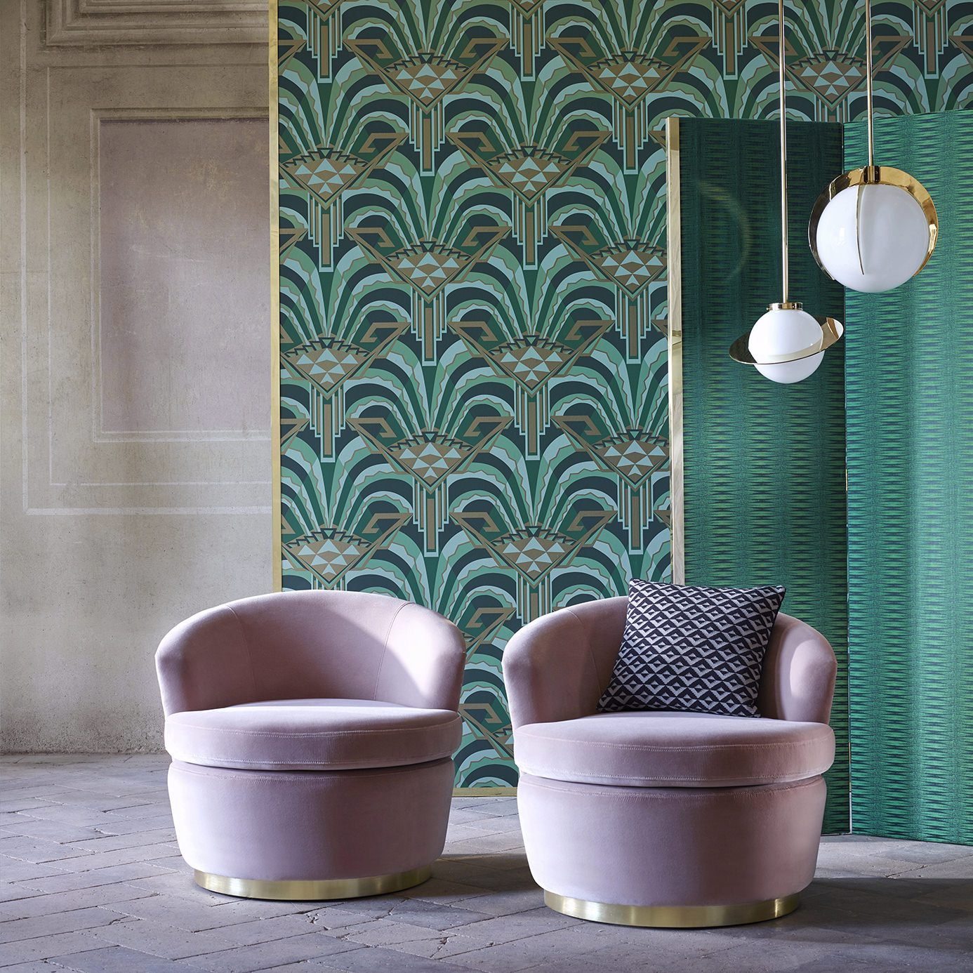 Conway Wallpaper - Antique Bronze - ZTOT312744 - Zoffany - Morris Wallpaper