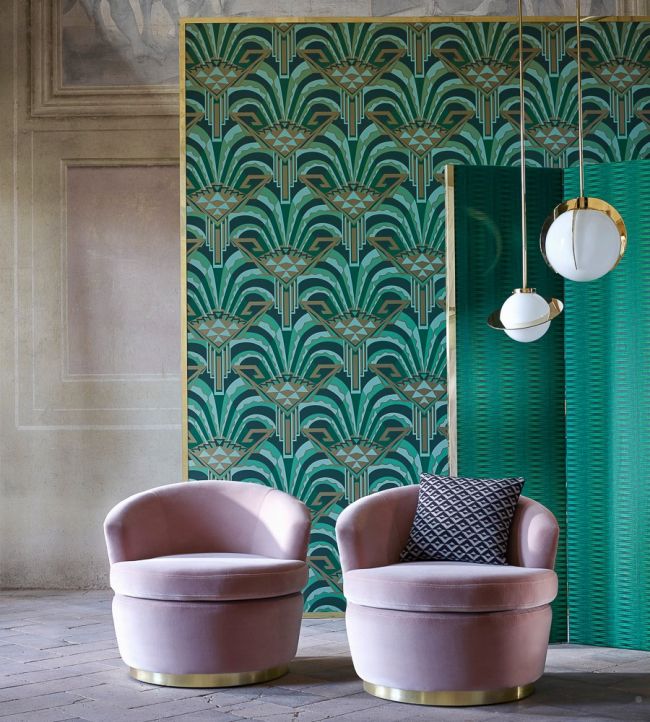 Conway Wallpaper - Antique Bronze - ZTOT312744 - Zoffany - Morris Wallpaper