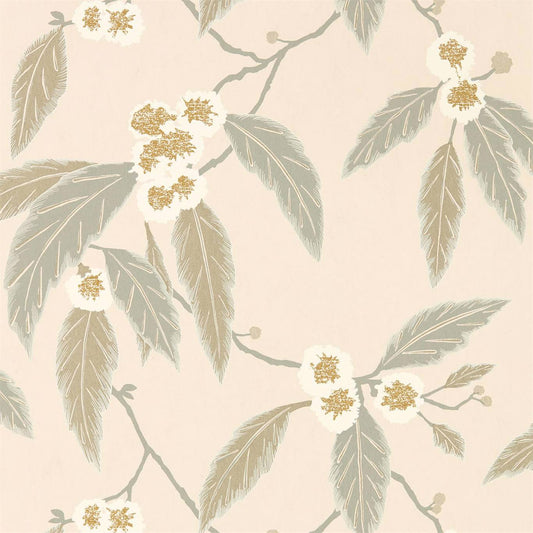 Coppice Wallpaper - Powder / Truffle / Gilver - Harlequin - HSAW112135 - Morris Wallpaper