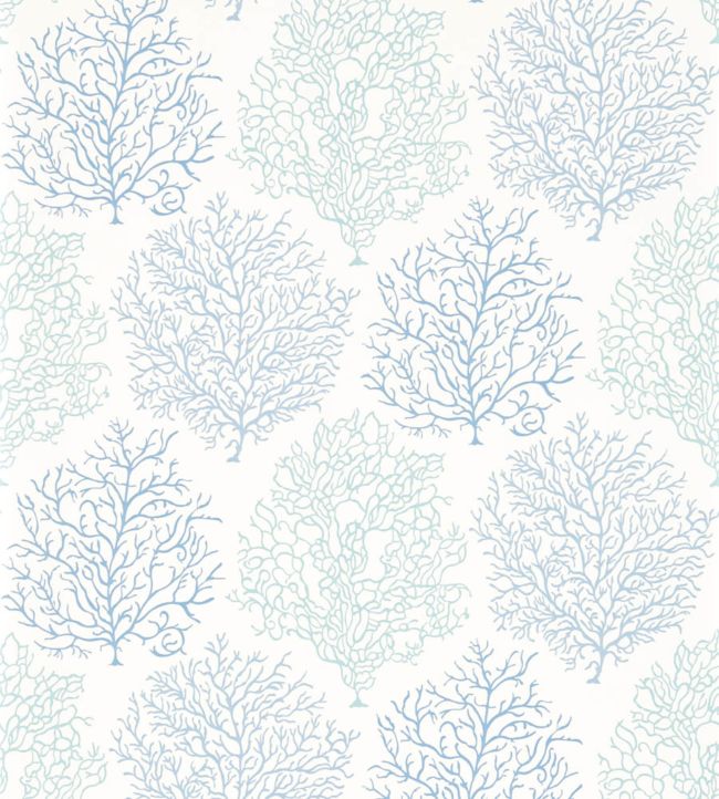 Coral Reef Wallpaper - Marine/Blue - DVOY213390 - Sanderson - Morris Wallpaper
